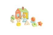Babyleksaker - Classic World Wooden Lock Opening Shape Game 11 pcs. - 20143