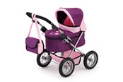 Docka, bamse och tillbehör - Bayer Design Doll's Pram Trendy - Plum - 13057AA