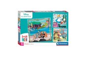 Pusselspel - Clementoni Jigsaw Puzzle Super Color Square Disney Classics 3x48pcs. Golv - 25302
