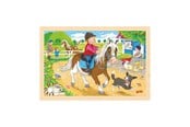 Pusselspel - Goki Sunset Glow Pool 131L 114x25 cm Trä - 57412