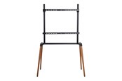 Väggfäste, AV-Möbel - Nedis TVSM7250 stand - quadpod - for LCD TV - black beech - Max 40 kg - recommended for 75" - TVSM7250BK