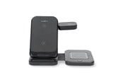 Mobile - Adapters & Chargers - Nedis Wireless Charger | 3-in-1 | 15 W | LED-indicator in use - WDCHAQ15W110BK