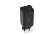 Mobile - Adapters & Chargers - Nedis Universal GaN Wall Charger - WCGPD65W100BK