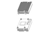 CPU-fläktar - Dell - processor heatsink - for CPU 95W or higher customer kit - CPU kylfläns (utan fläkt) - 412-BBJD