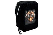 Skoltillbehör - Tinka Triple Pencil Case – Tiger – Black – Cool School - 8-804207