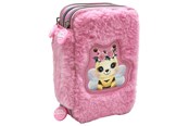 Skoltillbehör - Tinka Triple Pencil Case – Bee – Pink – Cool School - 8-804205