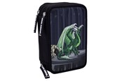 Skoltillbehör - Tinka Triple Pencil Case – Dragon – Black – Cool School - 8-804208