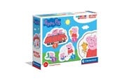Pusselspel - Clementoni Jigsaw Puzzle My First Puzzles - Peppa Pig Golv - 20829
