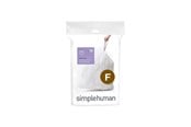 Rengöring - Simplehuman Kod F skräddarsydda soppåsar, förpackning med 20, vit - CW0165