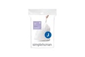 Rengöring - Simplehuman Kod J skräddarsydda soppåsar, förpackning med 20, vit - CW0169