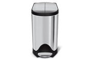 Avfallssortering - Simplehuman simplehuman 10L fjärilspedalhink, borstat rostfritt stål - CW1899