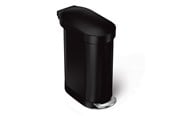 Avfallssortering - Simplehuman 45L smal pedalhink, svart - CW2098