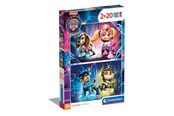 Pusselspel - Clementoni Jigsaw Puzzle Super Color PAW Patrol 2x20 pcs. Golv - 24805