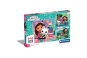 Pusselspel - Gabby's Dollhouse Jigsaw Puzzle Super Color Square (3x48 pcs) Golv - 25295