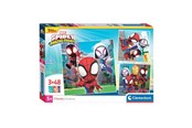 Pusselspel - Clementoni Jigsaw Puzzle Super Color Square Marvel Spidey and His Friends 3x48pcs. Golv - 25294