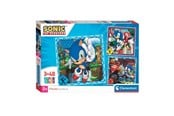 Pusselspel - Clementoni Jigsaw Puzzle Super Color Square Sonic 3x48pcs. Golv - 25320