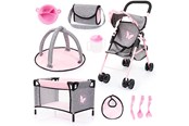 Docka, bamse och tillbehör - Bayer Design Buggy Set with Butterflies - 21533AB