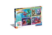 Pusselspel - Clementoni Jigsaw Puzzle 4in1 Spidey and His Amazing Friends Golv - 21528