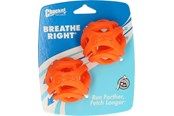 Hundar - CHUCKIT - Breathe Right Fetch Ball Medium 6.5cm 2 pk - (CHUC32141) - CHUC32141-error