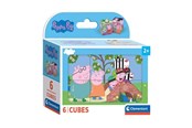 Pusselspel - Clementoni Block Puzzle Peppa Pig 6 pcs. Block - 40659
