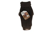 Hundar - AFP All For Paws - Knitted Dog Sweater Fishermans Brown M 30.5cm - 632.9134