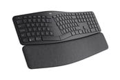 Tangentbord - Logitech ERGO K860 Split Keyboard for Business - keyboard - QWERTZ - Swiss - graphite - Tangentbord - Schweizisk - Svart - 920-010347