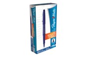 Skriv- och ritverktyg - Paper Mate Nylon - fibre-tip pen - blue (pack of 12) - S0191013