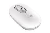 Mus - Logitech POP Mouse with Emoji - Off-White - Mouse - Optic - 3 knappar - Vit - 910-007411
