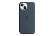 Mobile - Covers & Cases - Apple iPhone 15 Silicone Case with MagSafe - Storm Blue - MXPF3ZM/A