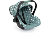 Docka, bamse och tillbehör - Bayer Design Deluxe Car Seat with Canopy for Dolls - Green w/ Stars - 67958AA