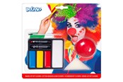 Rollek - Boland Face Paint Set Clown with Clown Nose - 45064