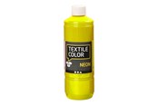 Kreativa spel - Creativ Company Textile Color Semi-opaque Textile Paint - Neon Yellow 500ml - 34212