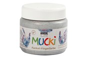 Kreativa spel - Creativ Company Mucki Finger Paint - Silver Metallic 150ml - 34752