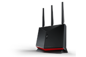 Nätverk - Router - ASUS RT-BE86U -Wi-Fi 7 - 2.6 GHz CPU - 1GB RAM - Router 802.11a/b/g/n/ac/ax/be (Wi-Fi 7) - 90IG08W0-MO9A0V