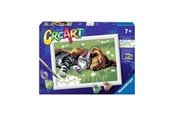 Kreativa spel - Ravensburger CreArt Painting by Numbers - Sleeping Cats and Dogs - 289301