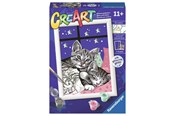 Kreativa spel - Ravensburger CreArt Painting by Numbers - Sleepy Kittens - 202133