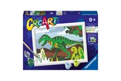 Kreativa spel - Ravensburger CreArt Painting by Numbers - Wandering Dinosaur - 235612