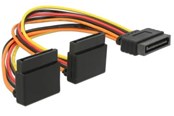 Strömkabel (intern) - DeLOCK - Power Adapter - SATA Power to SATA Power - 15 cm - 60170
