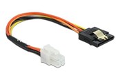 Strömkabel (intern) - DeLOCK Power Adapter - Power P4 to SATA Power - 20 cm - 85519