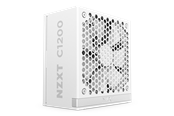 Strömförsörjning - NZXT C-Series C1200 (2024) White Strömförsörjning - 1200 Watt - 135 mm - ATX 3.1 - 80 Plus Gold certificate - PA-2G2BW-EU