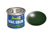 Kreativa spel - Revell Enamel Paint # 363 - Dark Green Silk Matt - 32363
