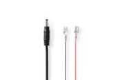 Strömkabel (intern) - Nedis Power Cable | F1 | DC Female | Straight | Straight | Copper | 2.00 m - WCPC2012BK
