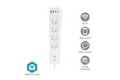 Smarta Hem - Nedis SmartLife Socket Wi-Fim Hybrid (CEE 7/7) / USB-A / USB-C 16 A 3680 W 2 m White - WIFIP313FWT