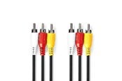 Displaykabel - Nedis CVGL24300BK20 composite video cable - CVGL24300BK20