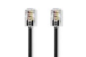 Kabeltelefoni - Nedis TCGB90100BK20 telephone cable - TCGB90100BK20