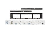 Väggfäste, AV-Möbel - Nedis TVWM1051BK mounting kit - fixed - for TV - black - Max 35 kg - recommended for 70" - TVWM1051BK