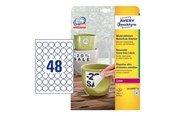 Papper, Fotopapper & Etiketter - Avery Zweckform - labels - matte - 960 label(s) - 30 mm round - L4716REV-20