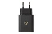 Mobile - Adapters & Chargers - Nedis power adapter - 24 pin USB-C - 30 Watt - WCQC402ABK