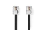Kabeltelefoni - Nedis TCGL90200BK20 telephone cable - TCGL90200BK20