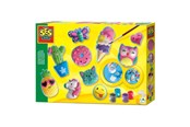 Kreativa spel - SES Creative Casting and Painting - Cheerful Figures - 01133